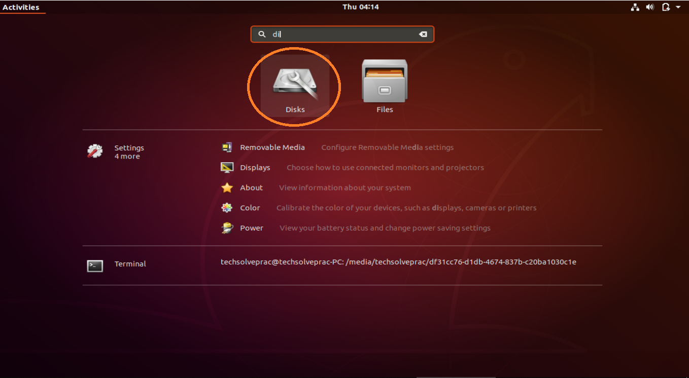 ubuntu disk manager