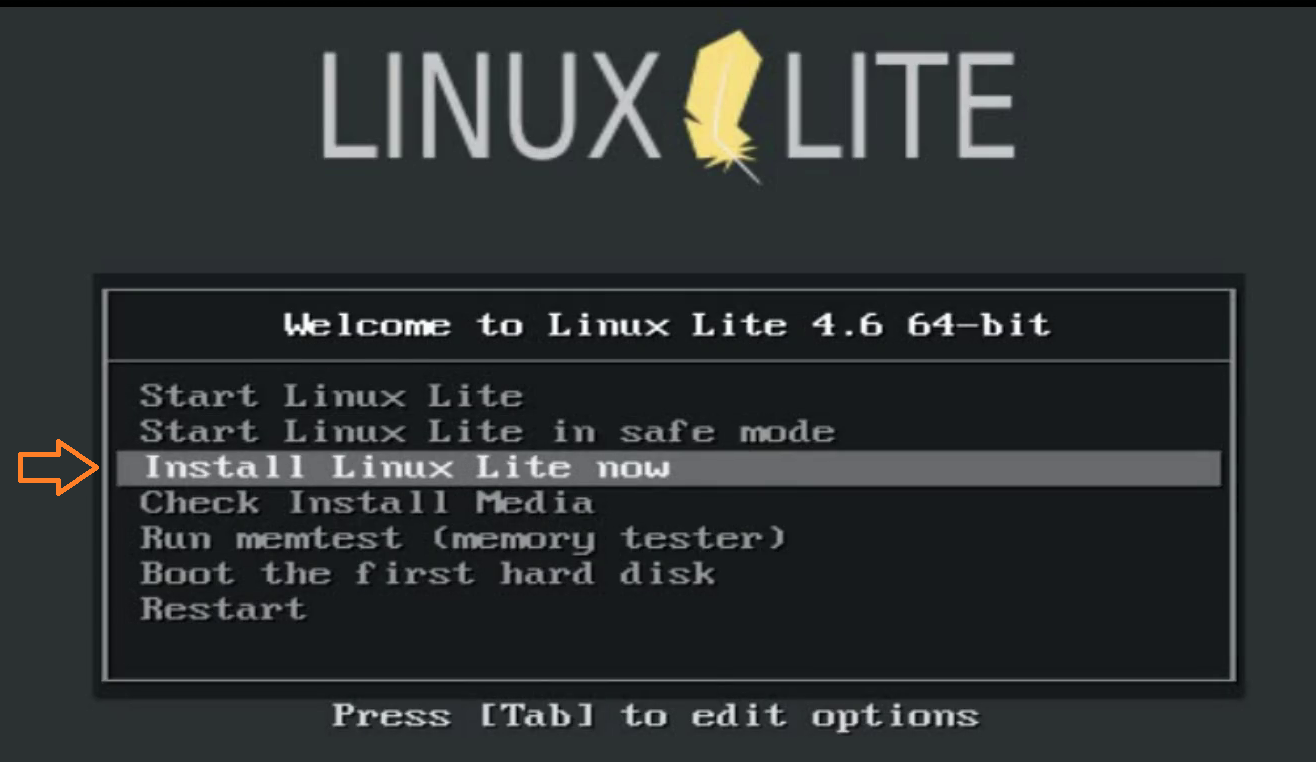 installing linux lite
